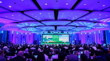 A photo of the European Sustainable Energy Week's main venue in 2024. 