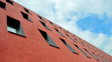 Part of a red building