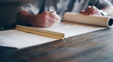 A photo of someone working on sketches